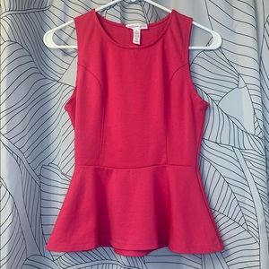 Peplum Tank Top